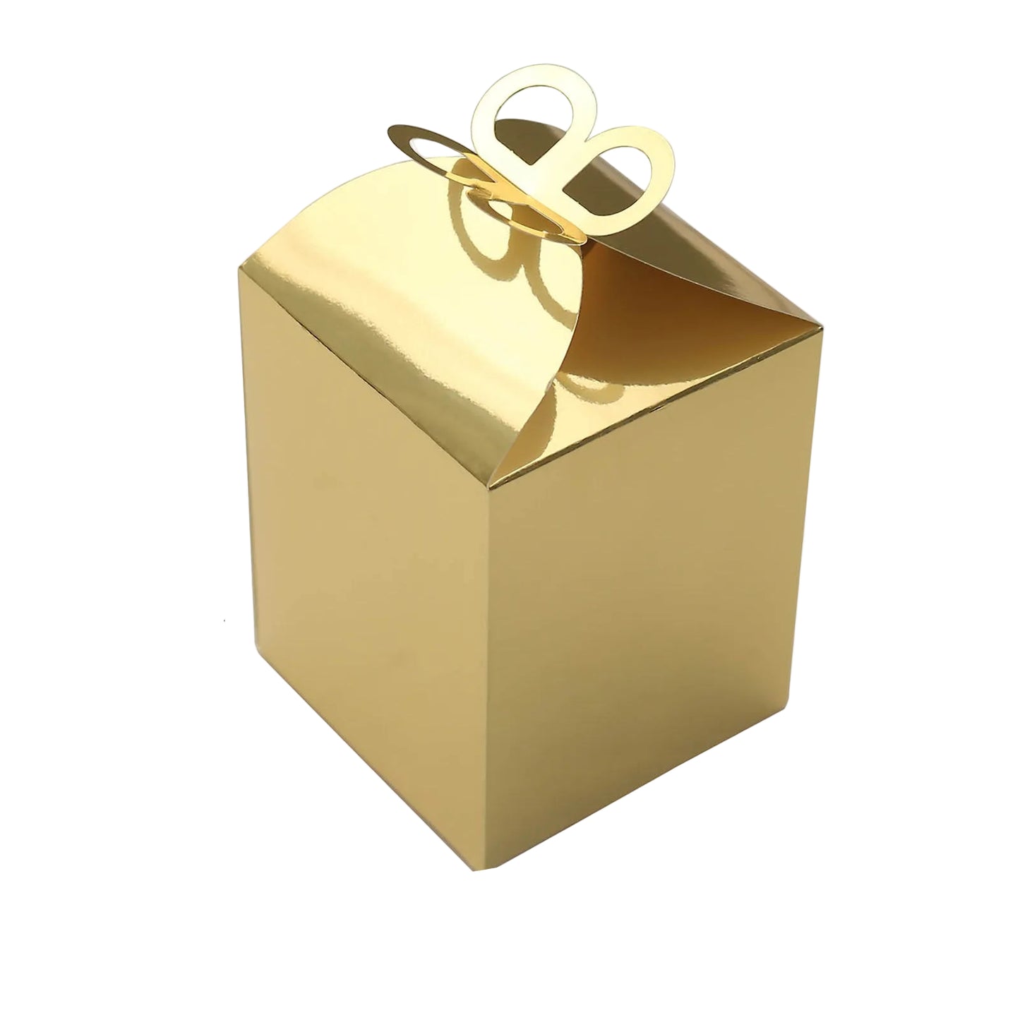 Home Collection 25-Pack Metallic Butterfly Top Candy Gift Boxes Favor Holders