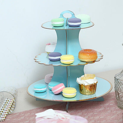Home Collection 13" 3-Tier Cardboard Cupcake Stand