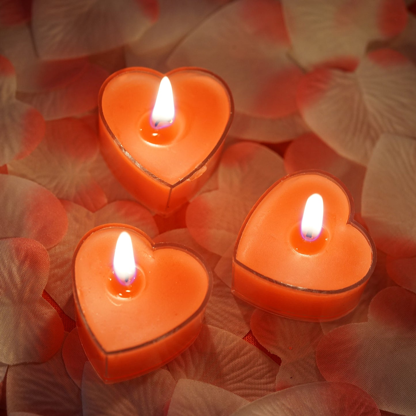 Home Collection 2" Heart Shaped Votive Tea Light Candles