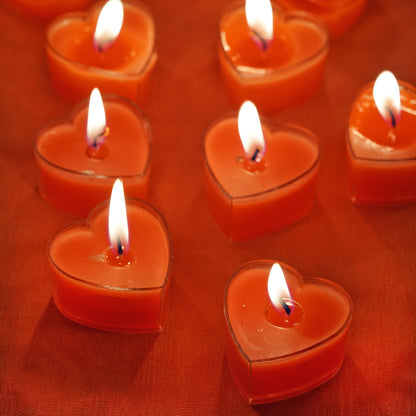Home Collection 2" Heart Shaped Votive Tea Light Candles