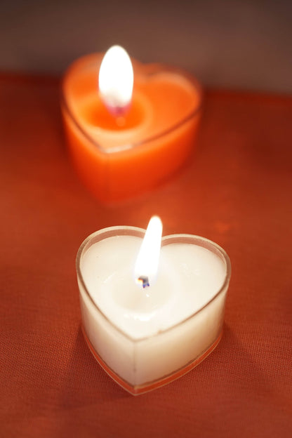 Home Collection 2" Heart Shaped Votive Tea Light Candles