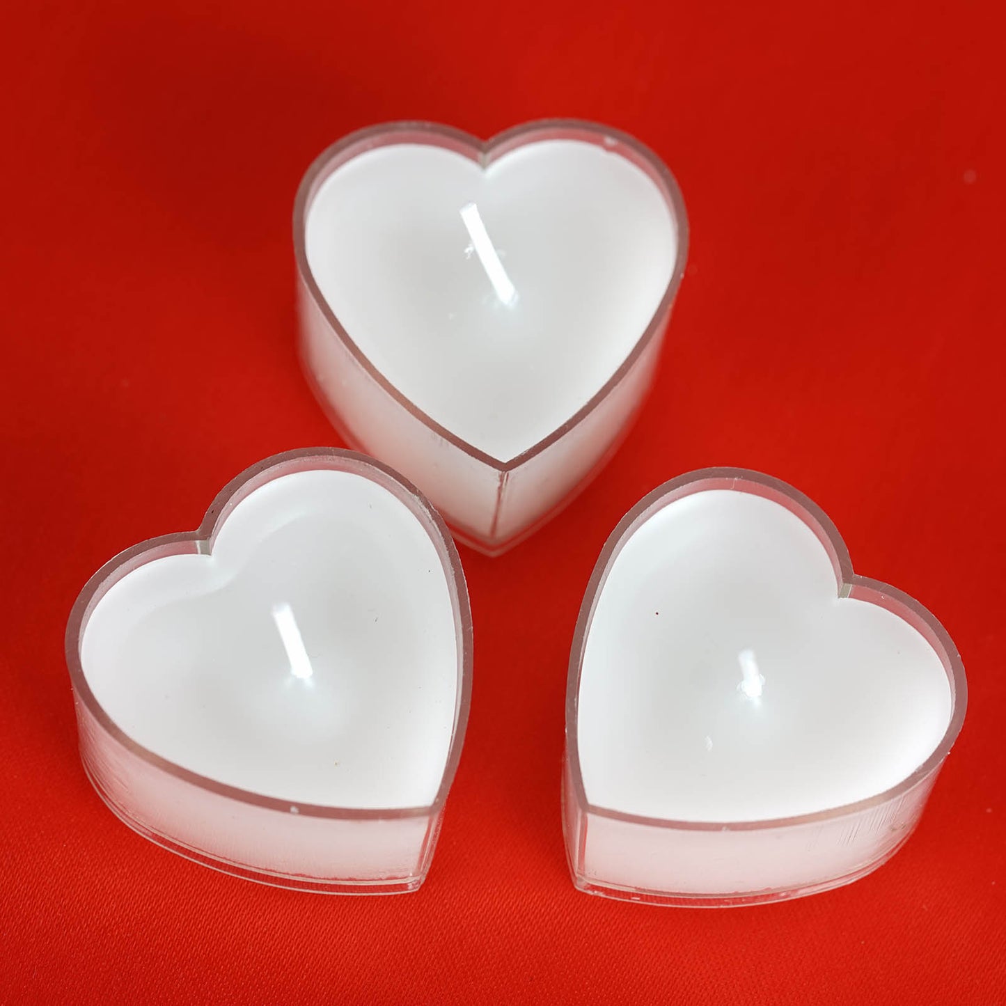Home Collection 2" Heart Shaped Votive Tea Light Candles