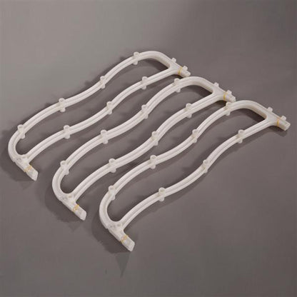 12-Layer Wall-Mounted Shoe Rack – White