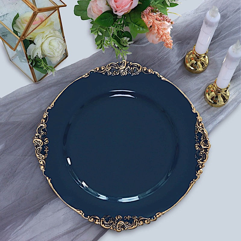 Home Collection 13 Inch Round Charger Plates Set of 6