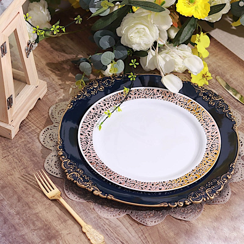 Home Collection 13 Inch Round Charger Plates Set of 6