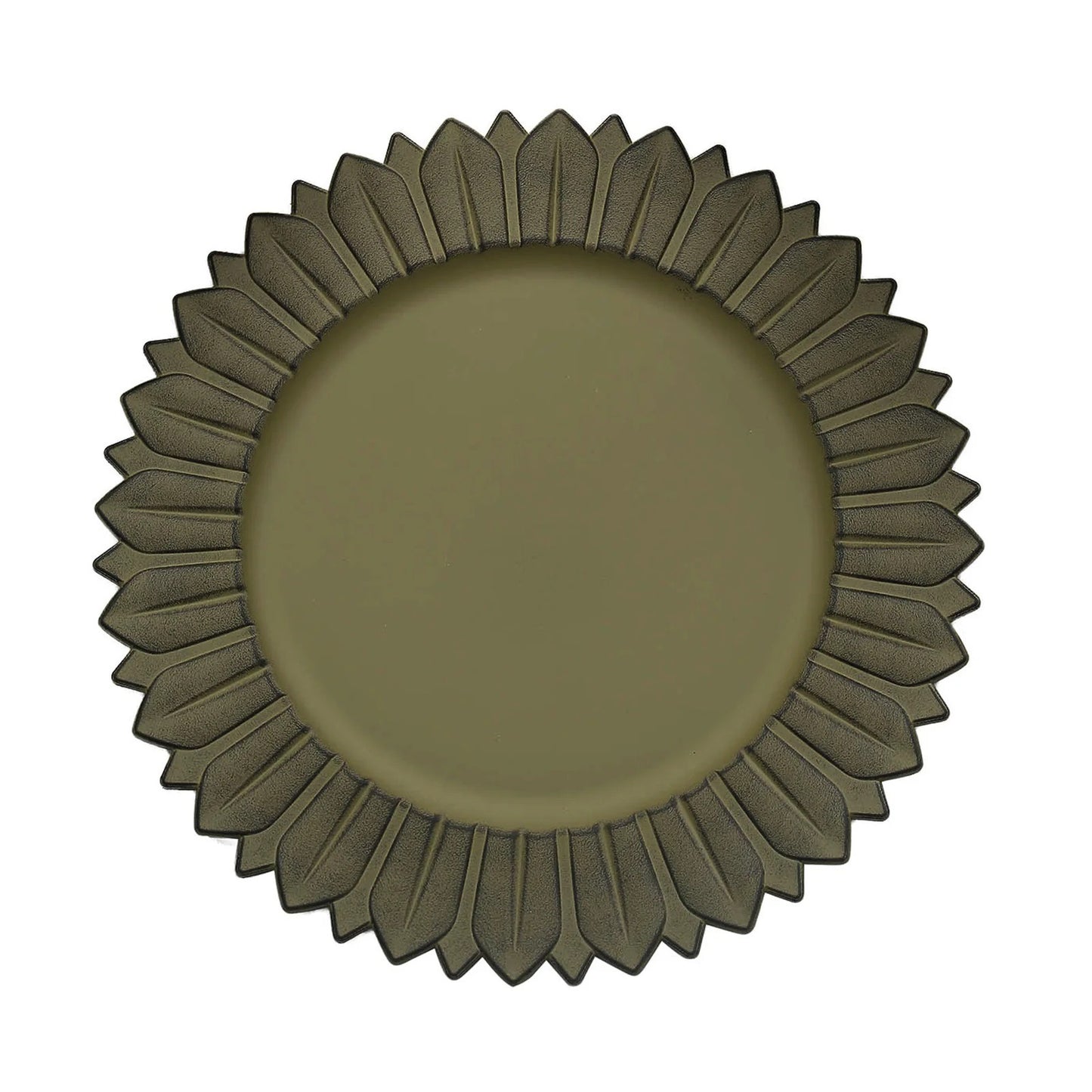 Home Collection 6-Pack Sunflower Design Round Dinner Charger Plates 13"