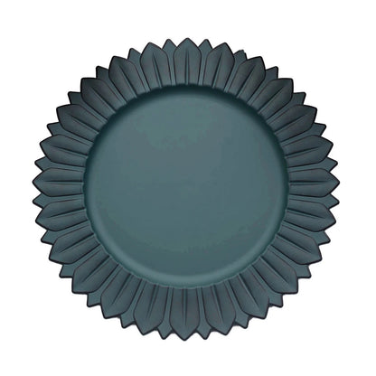 Home Collection 6-Pack Sunflower Design Round Dinner Charger Plates 13"