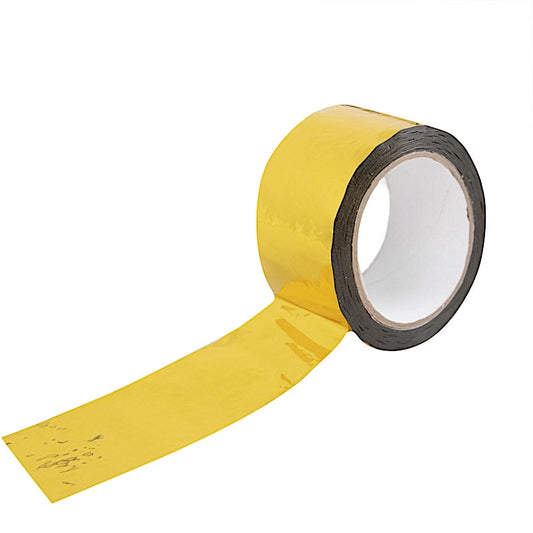 2" Gold Metallic Polyester Tape Roll