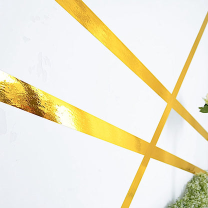 2" Gold Metallic Polyester Tape Roll