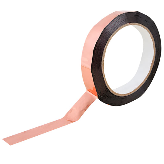 Blush Metallic Polyester Tape Roll