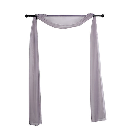 Home Collection 18FT Sheer Organza Curtain Backdrop Panel