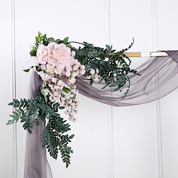 Home Collection 18FT Sheer Organza Curtain Backdrop Panel