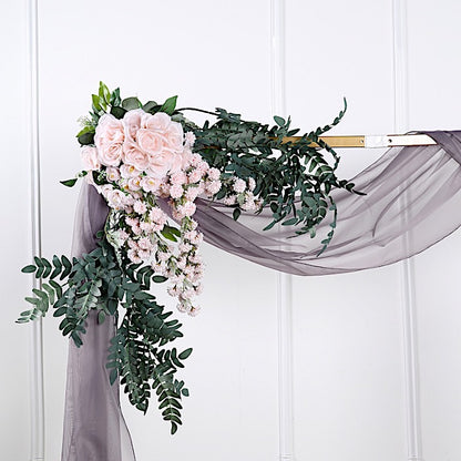 Home Collection 18FT Sheer Organza Curtain Backdrop Panel