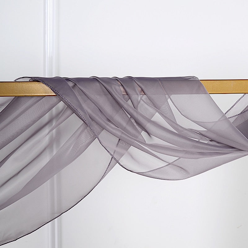 Home Collection 18FT Sheer Organza Curtain Backdrop Panel