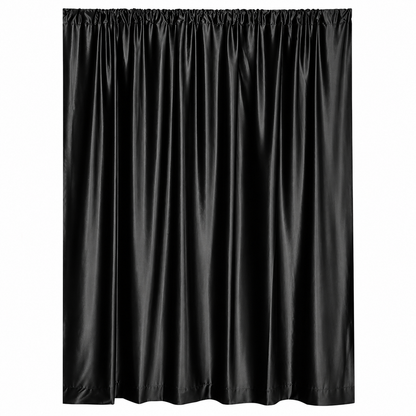 Home Collection 8x8 Ft Velvet Backdrop Curtain