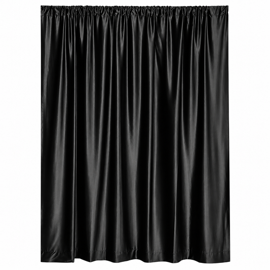Home Collection 8x8 Ft Velvet Backdrop Curtain