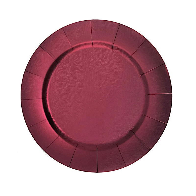 Home Collection 10-Pack 13" Disposable Paper Charger Plates