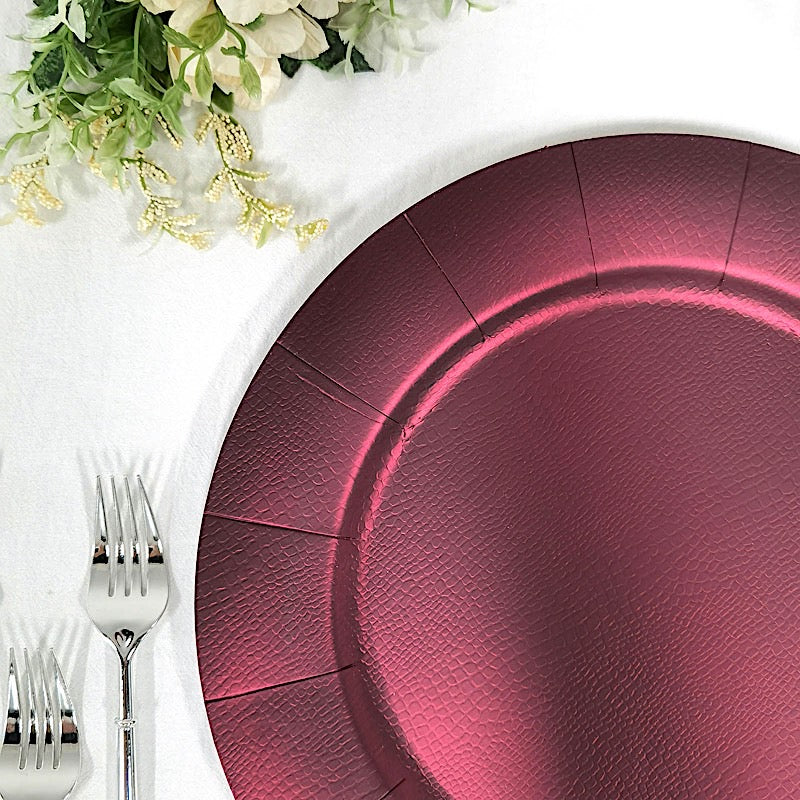 Home Collection 10-Pack 13" Disposable Paper Charger Plates