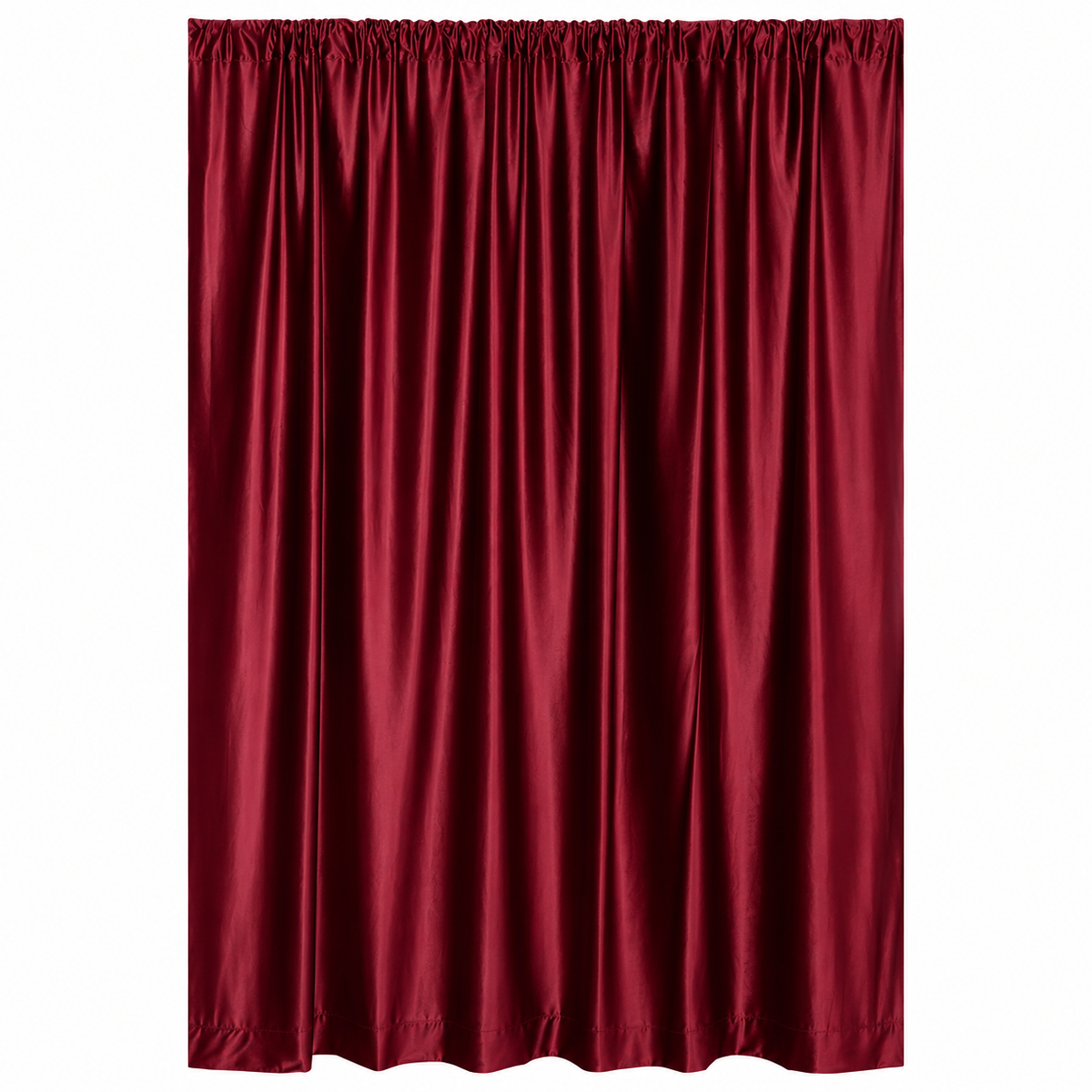Home Collection 8x8 Ft Velvet Backdrop Curtain