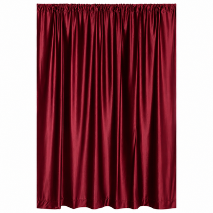 Home Collection 8x8 Ft Velvet Backdrop Curtain