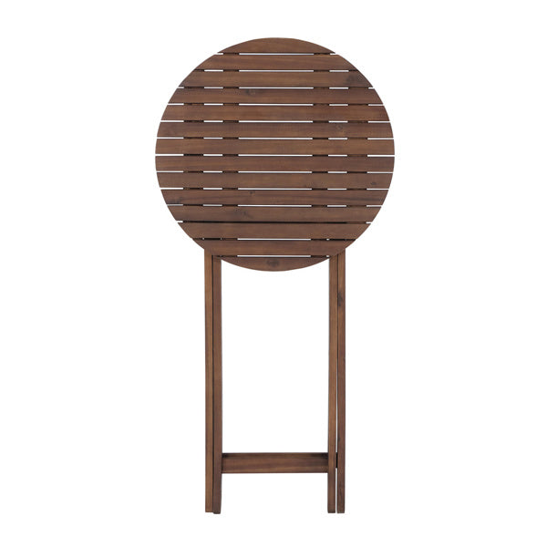 3-Piece Acacia Wood Folding Bistro Set