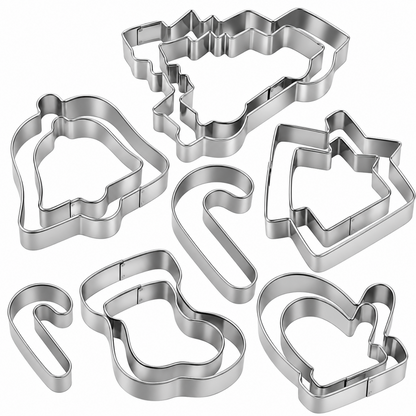 Home Collection Stainless Steel Cookie Cutter Set Thickened Sandwich and Biscuit Molds
