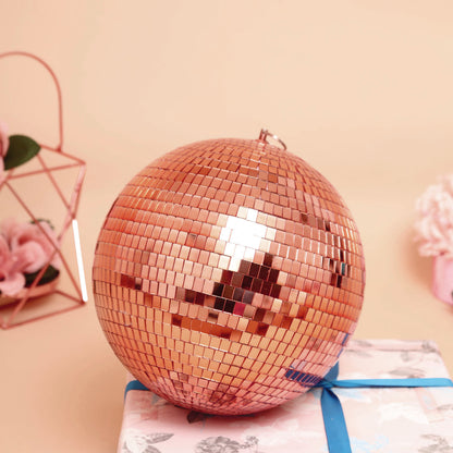 Home Collection 2 Pack 10" Hanging Disco Mirror Balls