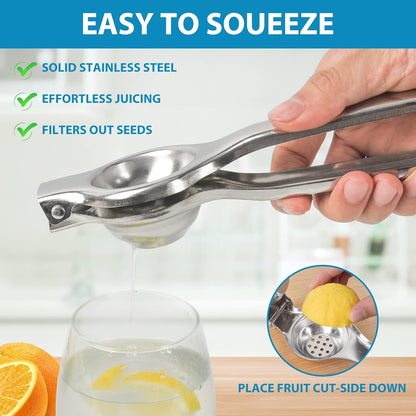 Home Collection Stainless Steel Manual Citrus Juicer