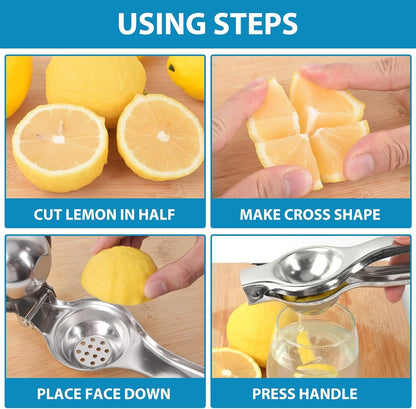 Home Collection Stainless Steel Manual Citrus Juicer