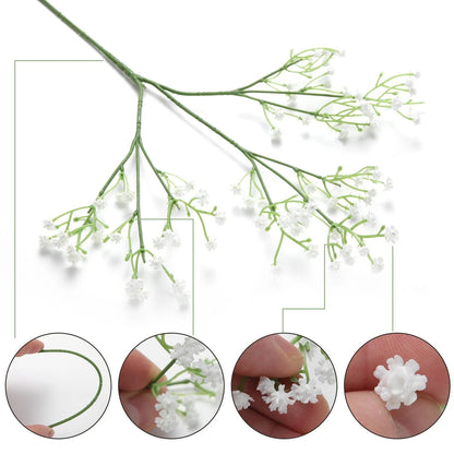 Home Collection Artificial Baby’s Breath Flowers White Gypsophila