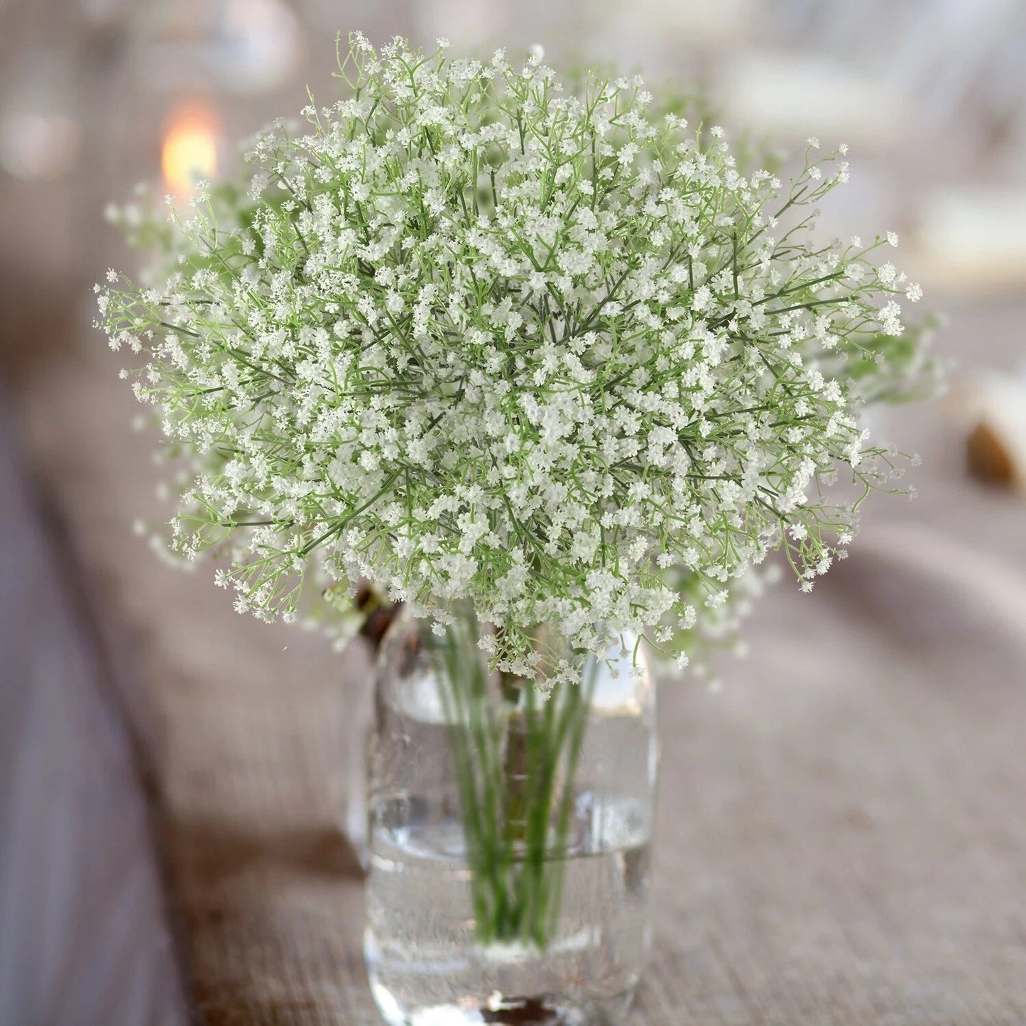 Home Collection Artificial Baby’s Breath Flowers White Gypsophila