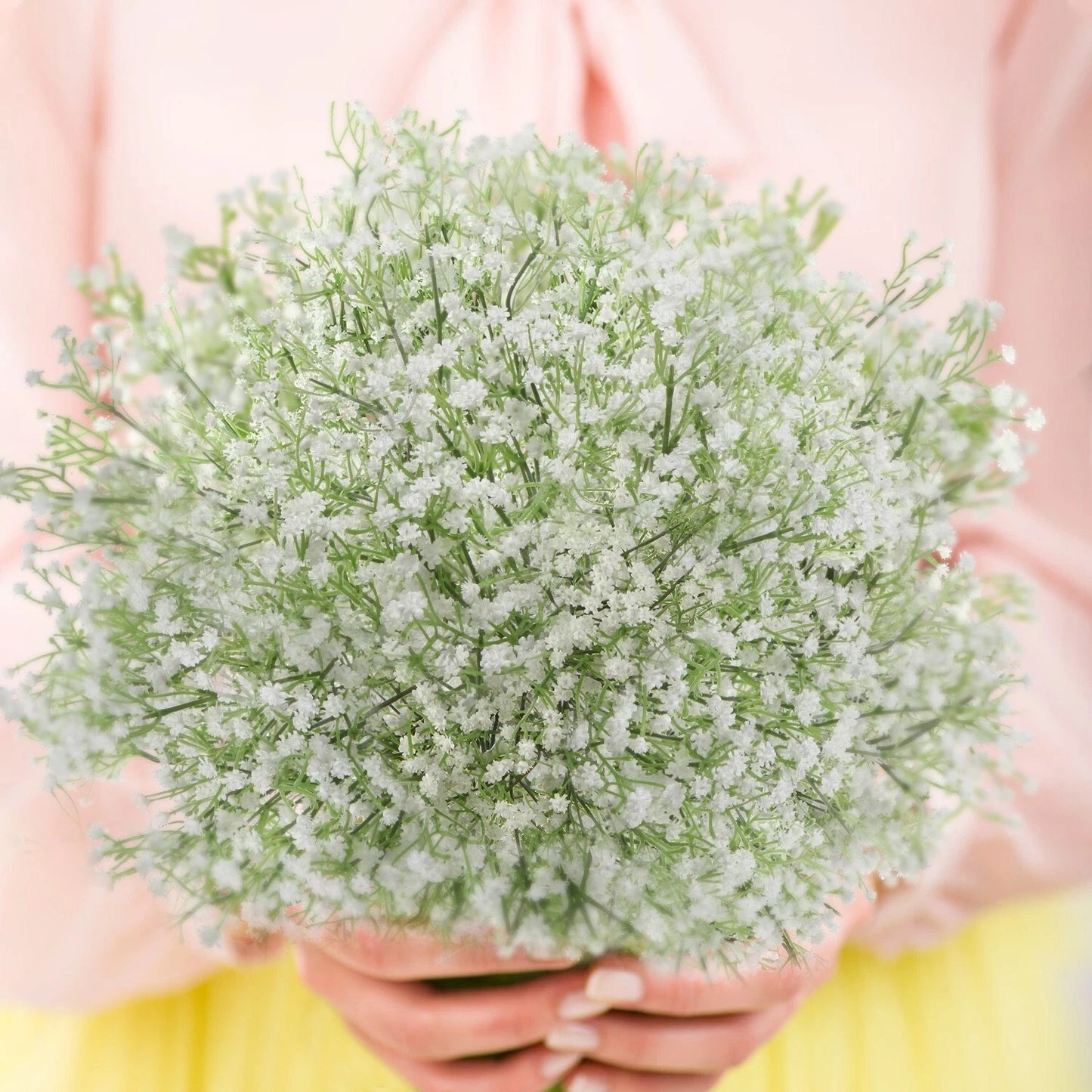 Home Collection Artificial Baby’s Breath Flowers White Gypsophila