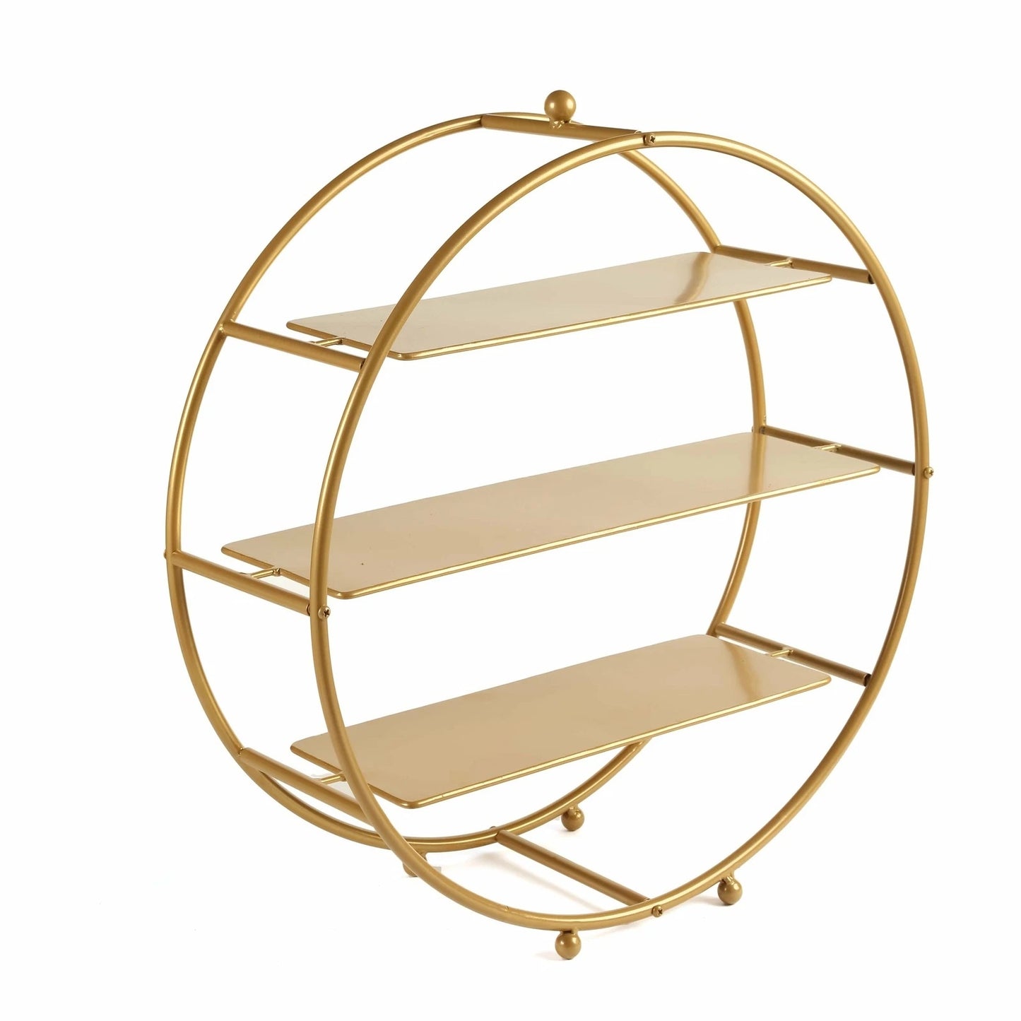 Home Collection 21" 3-Tier Metal Cupcake Display Stand