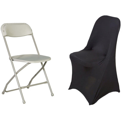 Home Collection 12Pcs Folding Stretch Spandex Chair Covers