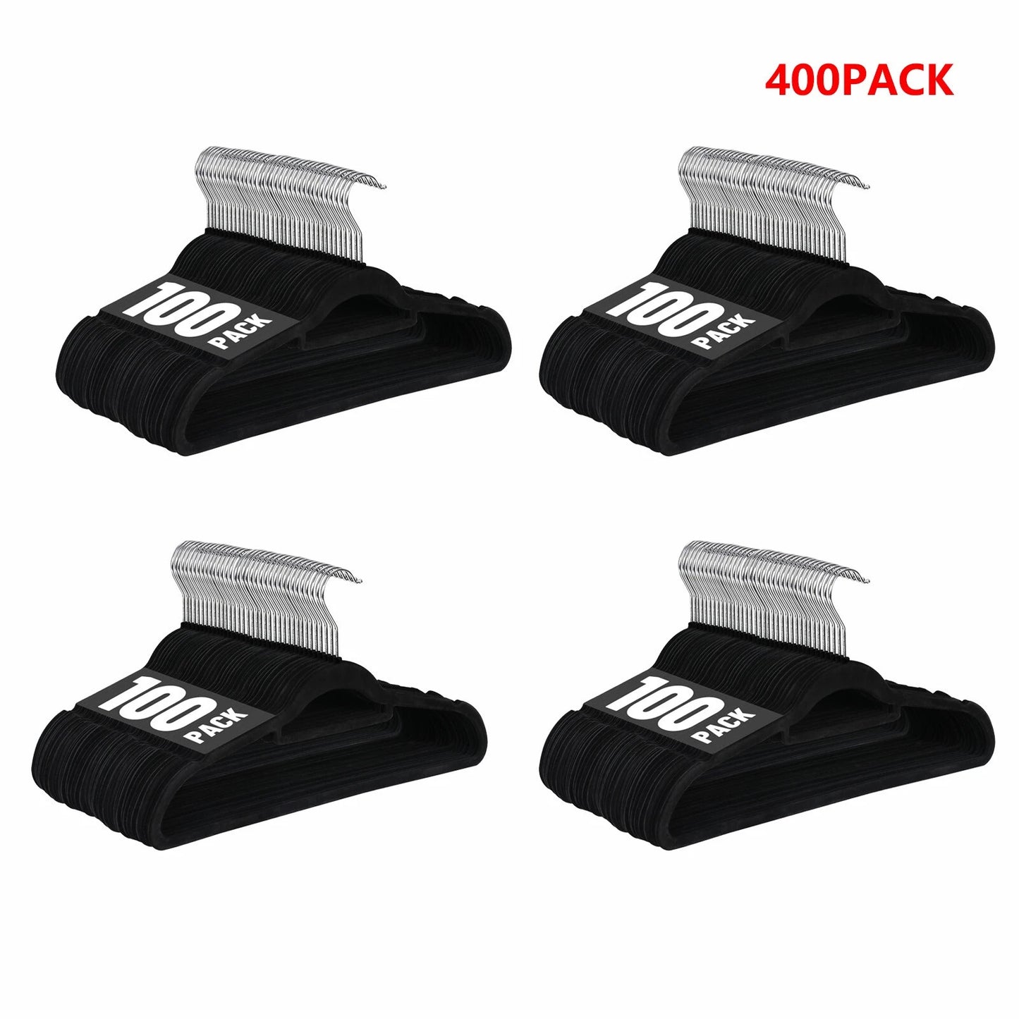 Home Collection Premium Velvet Clothes Hangers with 360° Swivel Hook