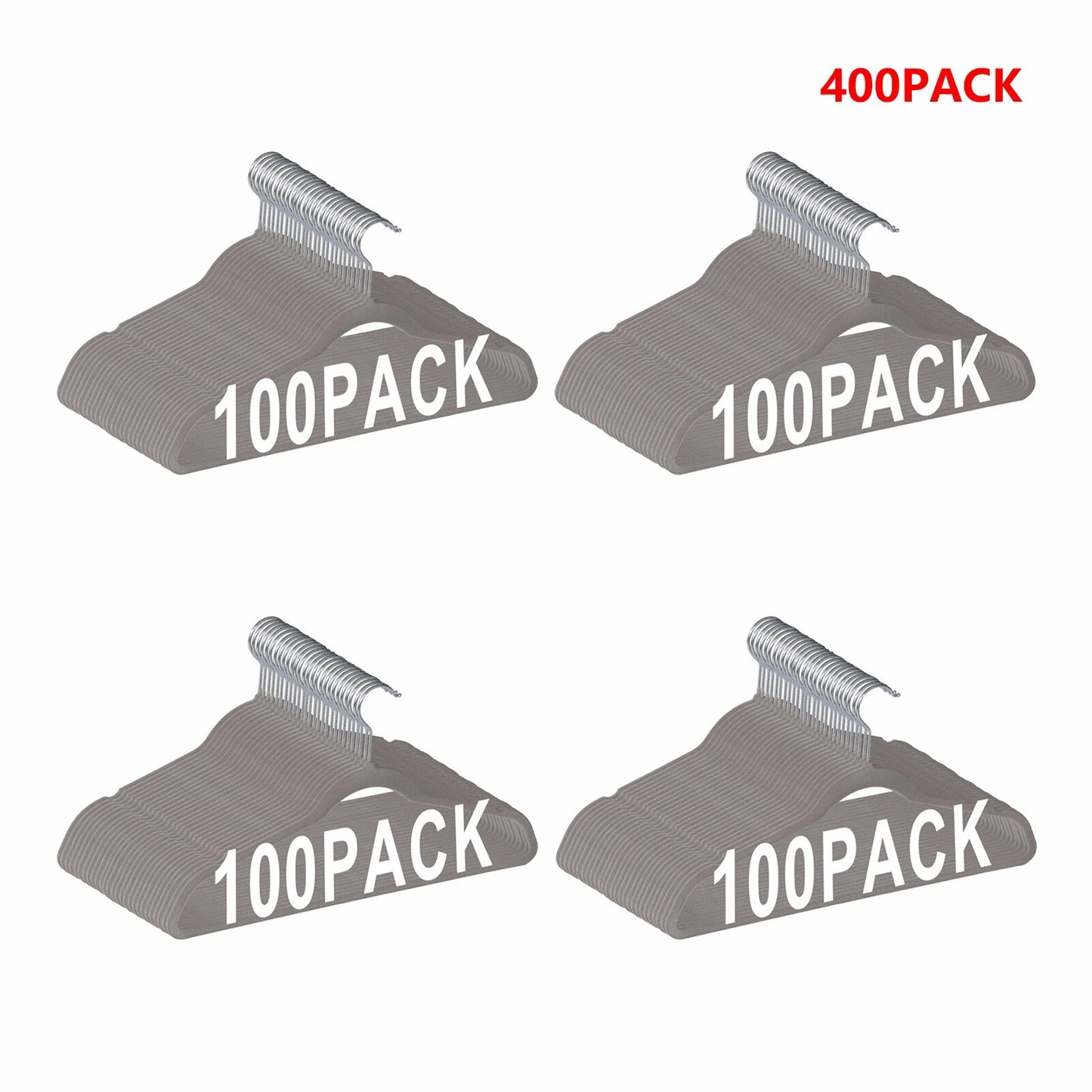 Home Collection Premium Velvet Clothes Hangers with 360° Swivel Hook