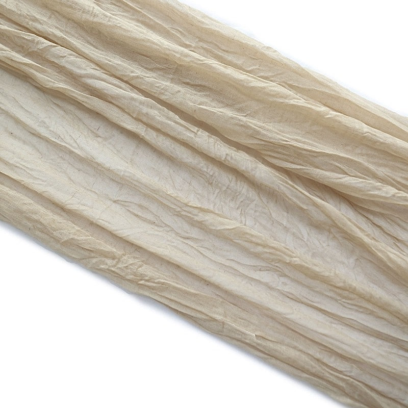 Home Collection 10 Ft Cotton Cheesecloth Table Runner