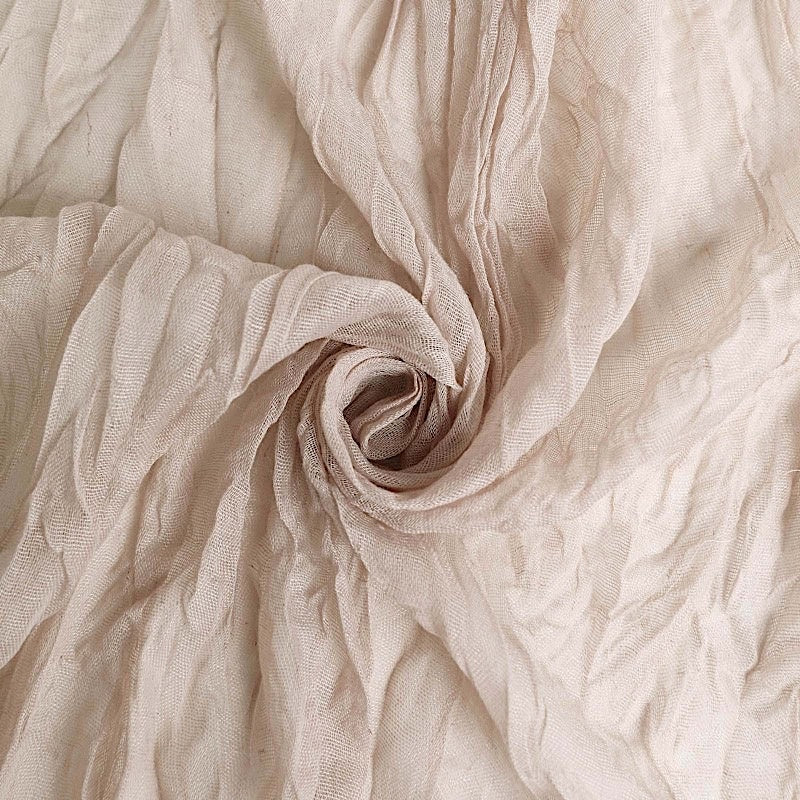 Home Collection 10 Ft Cotton Cheesecloth Table Runner