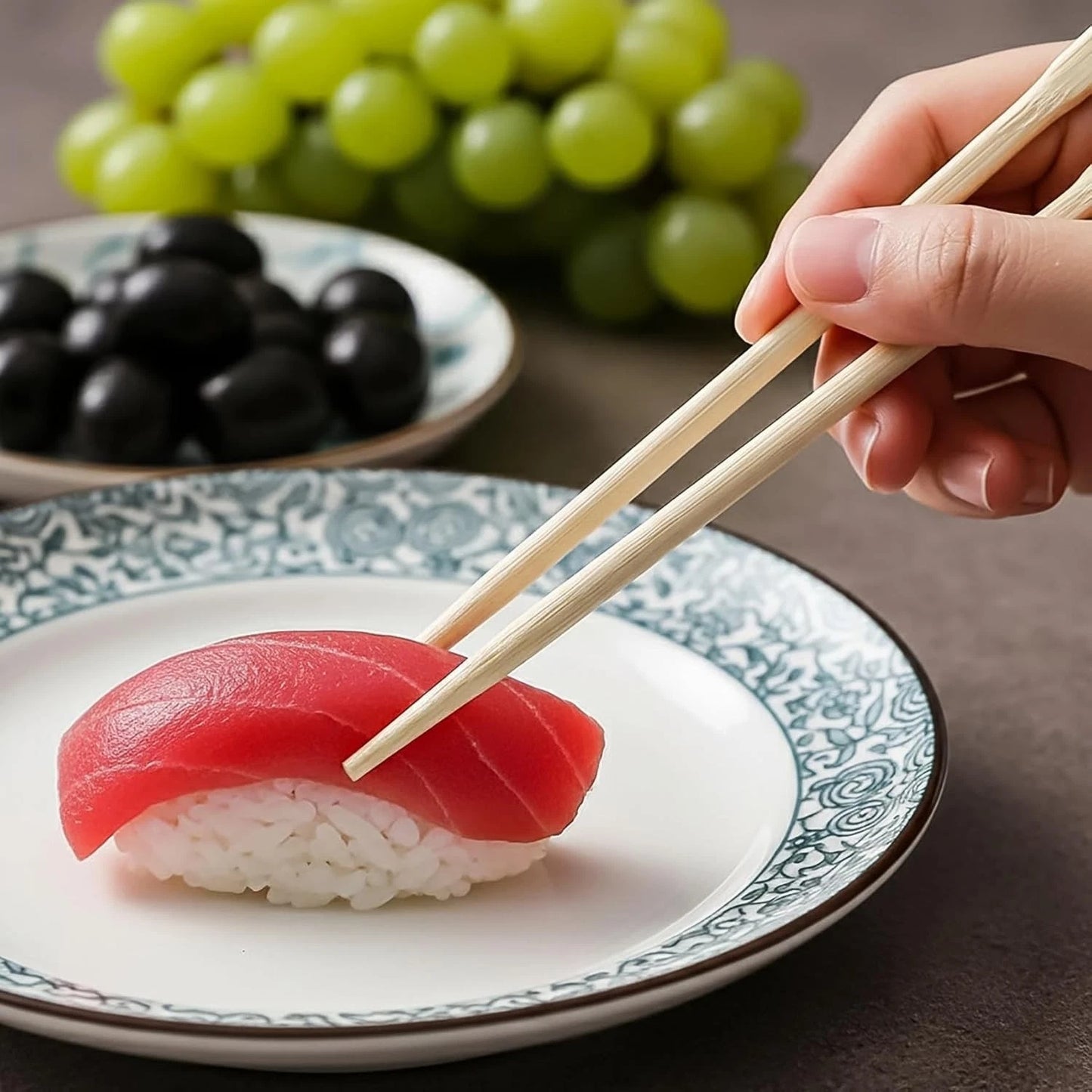 Home Collection Disposable Bamboo Chopsticks Individually Wrapped 9"
