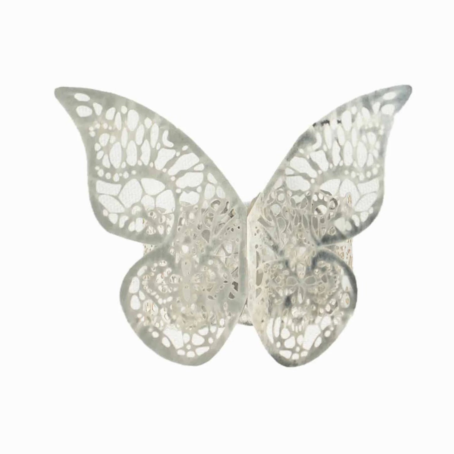 Home Collection 12 Pack Laser Cut Butterfly Napkin Rings