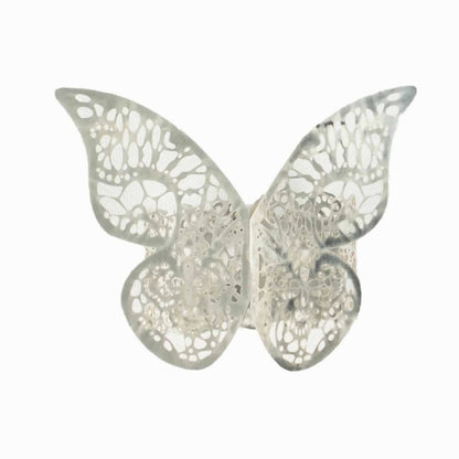 Home Collection 12 Pack Laser Cut Butterfly Napkin Rings