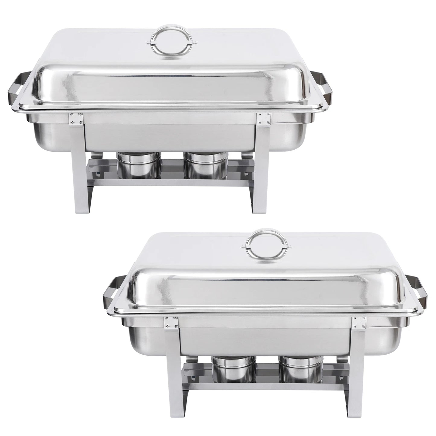 Home Collection 8Qt Stainless Steel Chafing Dish Buffet Set