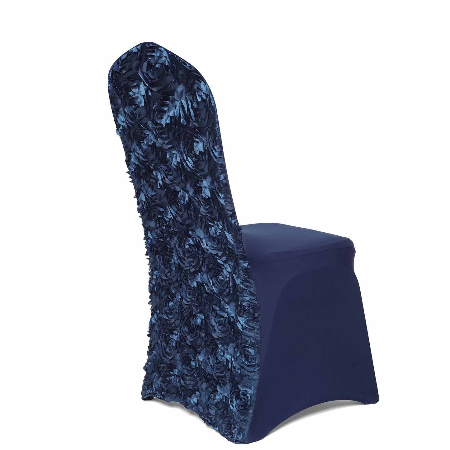 Home Collection 10Pcs Satin Rosette Stretch Chair Covers