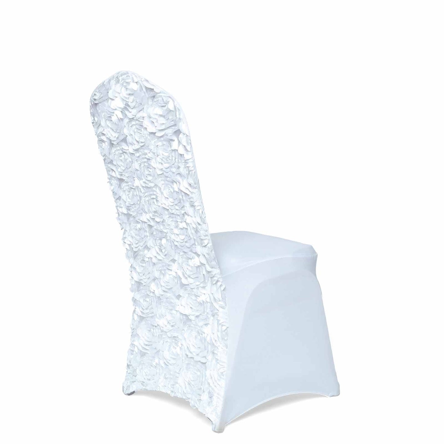 Home Collection 10Pcs Satin Rosette Stretch Chair Covers