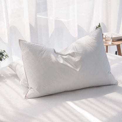 Home Collection Soft Luxury Goose Down Feather Pillow Queen Size
