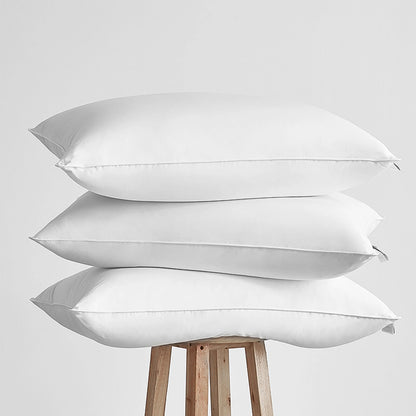 Home Collection Soft Luxury Goose Down Feather Pillow Queen Size