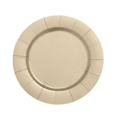 Home Collection 10-Pack 13" Disposable Paper Charger Plates