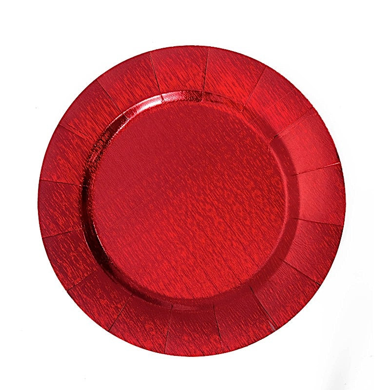 Home Collection 10-Pack 13" Disposable Paper Charger Plates
