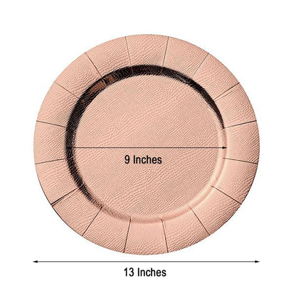 Home Collection 10-Pack 13" Disposable Paper Charger Plates