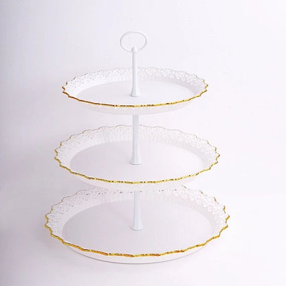 Home Collection 15" 3-Tier Cupcake Stand